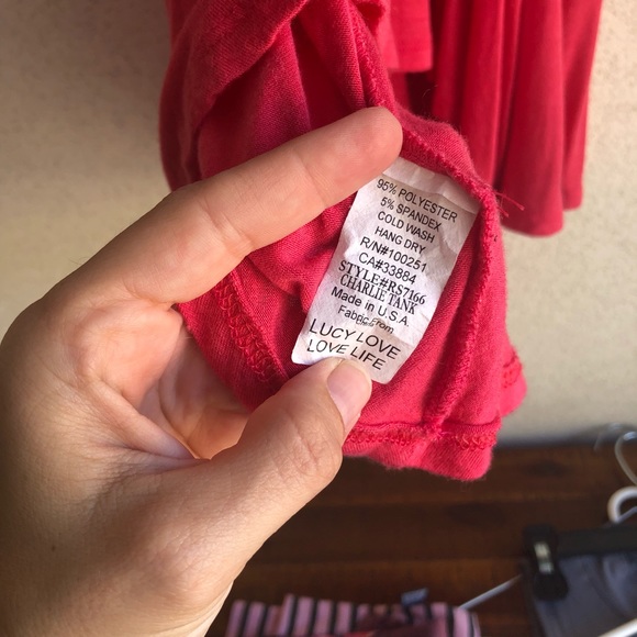 Women’s Pink tank top - Picture 5 of 5